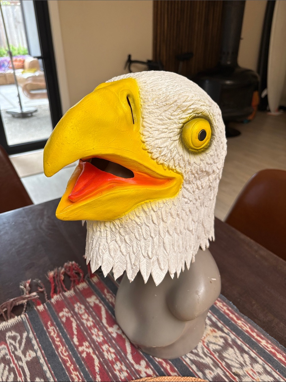 Bald Eagle Rubber Latex Costume Mask